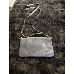 BED STU Leather Crossbody Wallet - Cadence Black Leather Purse